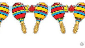 Girlande - Mexiko Maracas ca 3m