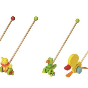 Beluga Schiebefigur Tiere aus Holz mehrfach sortiert