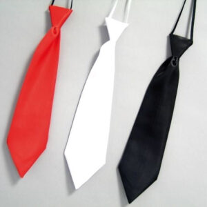 Satinkrawatte, ca. 42 cm, schwarz