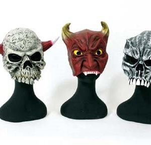 Maske - Gruselhalbmaske sortiert