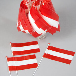 Plastikfähnchen, ca. 10x15 cm, Österreich