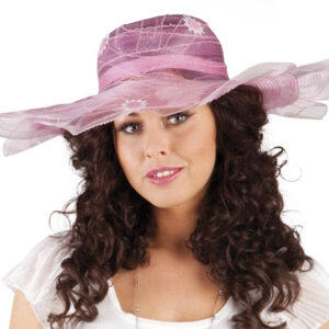 Hut - pink delight Sommerhut mit Blumen