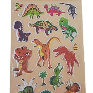 Sticker Dinosaurier 16 Sticker auf Karte ca 29x16,7 cm