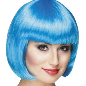 Perücke Cabaret icy blau