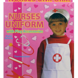 Krankenschwester Kittel, Haube und Zubehör in Box