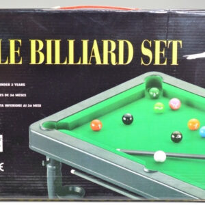 Billardtisch im Karton ca 43 x 26 cm