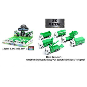 Müll LKW Metall 6-fach sortiert ca 10 cm