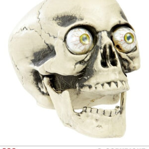 PVC Totenkopf mit realistischen Augen ca 21 cm