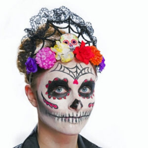 "Kopfbügel ""Tag der Toten"", schwarz"