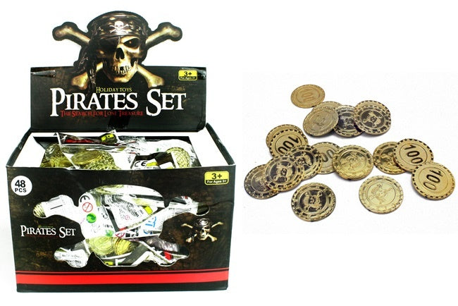 Piratenmünzen gold 20 Stück - ca 30 mm