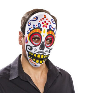 "Textil-Maske ""Tag der Toten"", männlich"