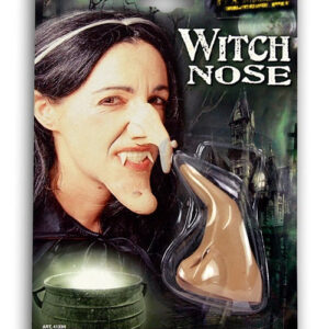 Nase - Hexennase mit Kleber auf Karte ca 21,5x15,5 cm