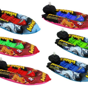 Motorboot mit Motor mehrfach sortiert ca 21 x 14 cm