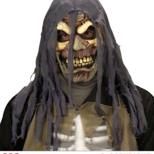 Maske - Zombie mit zerissener Kapuze