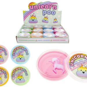 Schleim Einhorn Glibberknete 4-fach sort in Dose ca 7x2cm