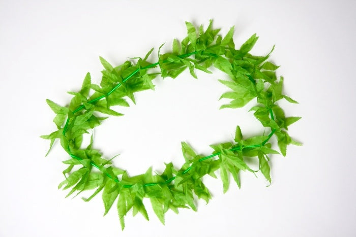 Hanfkette grün, ca. 85 cm