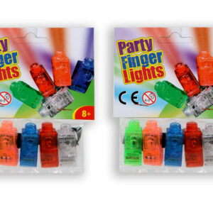 Finger Laser im Blister, für Lichtgraffiti 5 Stück grün, blau, orange, rot, transparent m. Farbwechsel