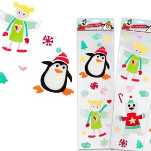 Fensterbilder Gel Bilder HELLO WINTER - Bogen ca 49x15cm