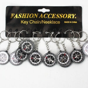 Kompass an Schlüsselanhänger - ca 3,5cm