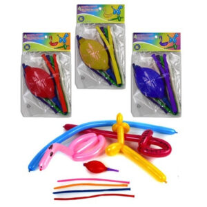 Modellierballons - 4 Stück m Luftpumpe im Beutel ca 18x11cm