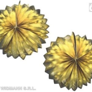 Laterne - Dekolaterne Metallic gold 2 Stück - D= ca 24cm
