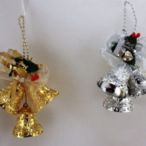 Baumschmuck '3 Weihnachtsglocken' ca 16x11 cm RESTPOSTEN