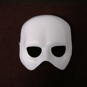 "weiße Halbmaske ""Phantom"""