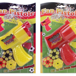 Konfettipistole 2-fach sortiert auf Karte ca 26,5x16