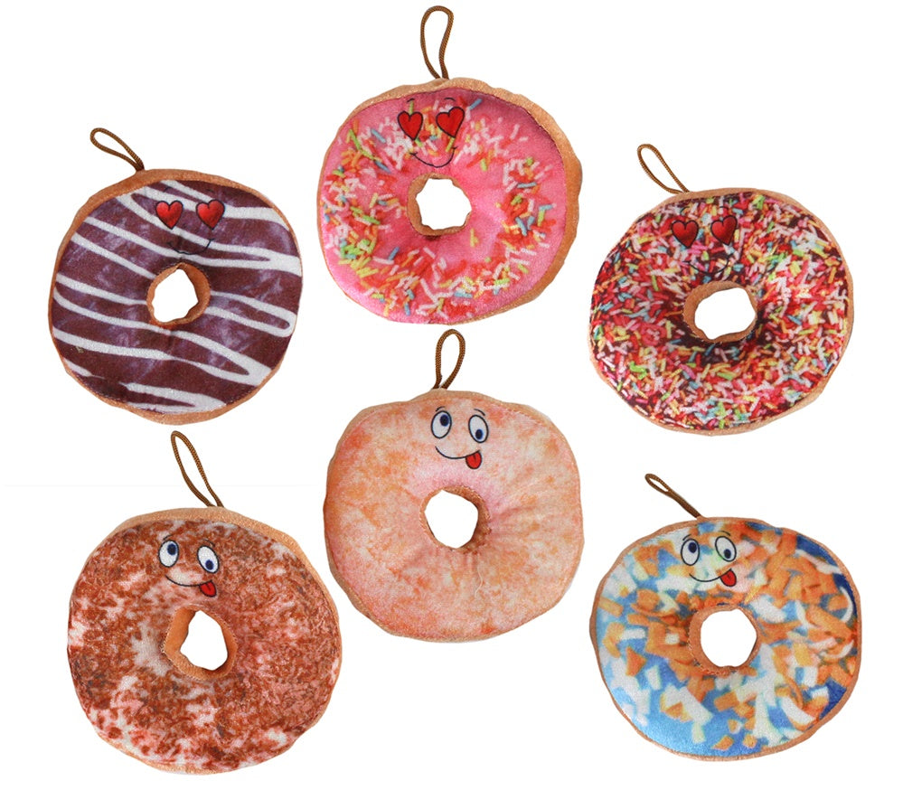 Plüsch Donut 6-fach sortiert ca 14 cm