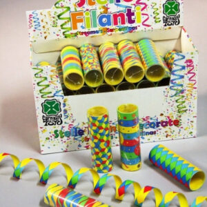 Luftschlangen im Display sortierte Motive Farbe: bunt