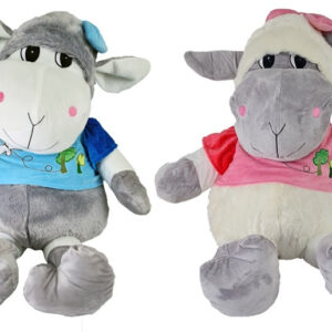 Schaf Flower Power 2 Farben sortiert ca 90/60 cm