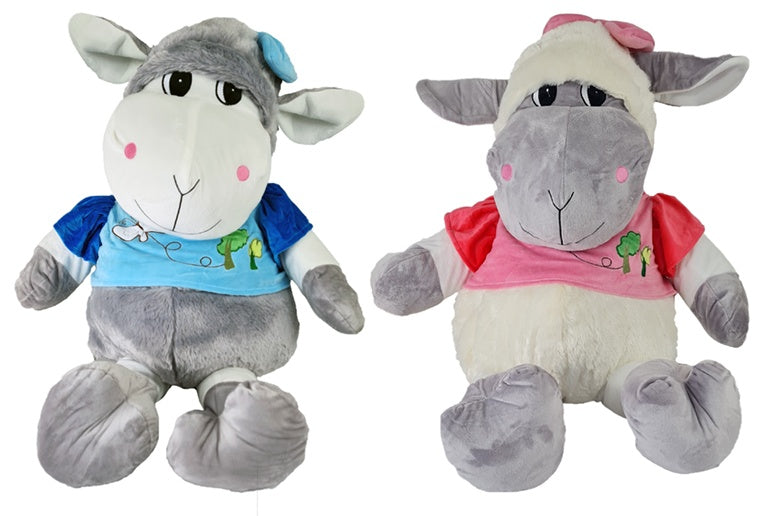 Schaf Flower Power 2 Farben sortiert ca 90/60 cm