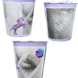 Papierkorb Pferdemotiv MOMENTS OF LIFE Durchmesser ca 24cm