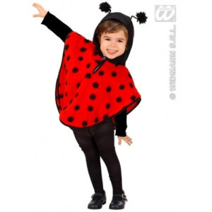 Kostüm - Cape Marienkäfer f Kinder (Körpergröße ca 110cm)