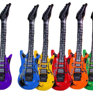 Gitarre aufblasbar 6-farbig sortiert ca 100 cm