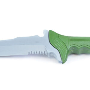 Messer Kunstoff Messer ca 21 cm vorwiegend grün