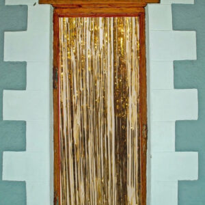 Folien-Türvorhang, ca. 2 x 1 m, gold