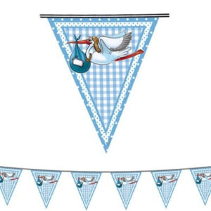 Wimpelkette Storch Junge - 10m