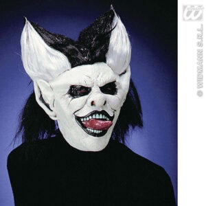Maske - 'Licker' Gruselclown mit Perücke