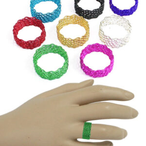 Spiralring 8 farbig sortiert - unterschiedliche Größen