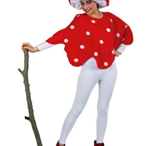 Fliegenpilz-Set: Überwurf und Hut Größe: Univ.