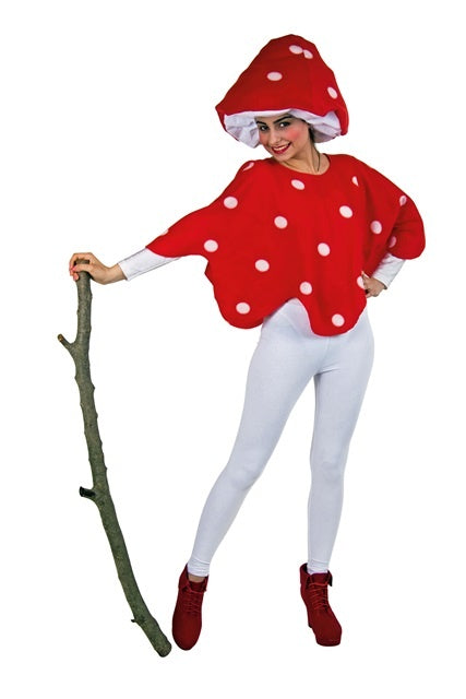 Fliegenpilz-Set: Überwurf und Hut Größe: Univ.