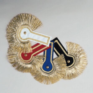 ein Paar Schulterklappen rot