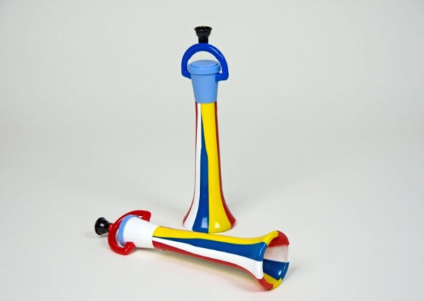 superlaute Fan-Tröte, ca. 40 cm Farbe: bunt