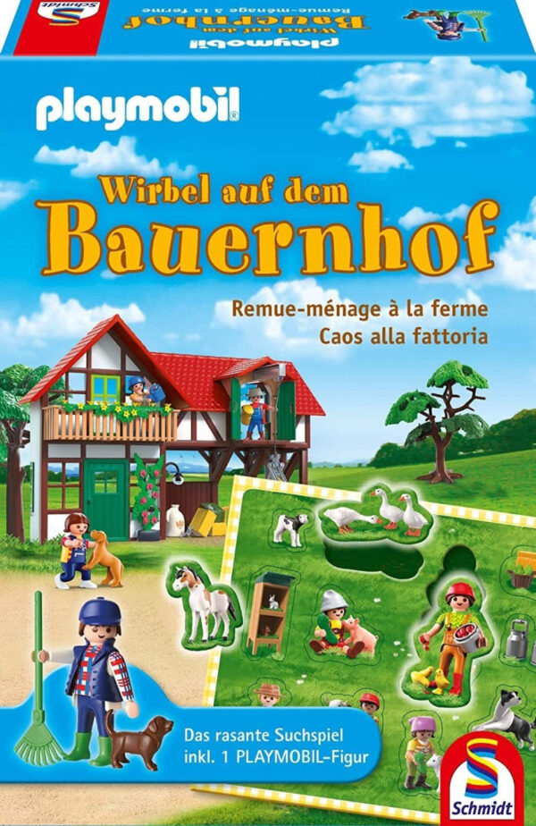 Schmidt PLAYMOBIL® - Suchspiel Wirbel auf dem Bauernhof mit 1 Figur