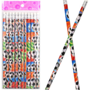 Bleistift Fußball mit Radiergummi ca 19cm