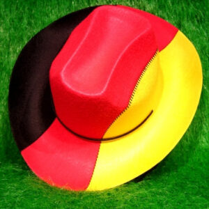 Cowboyhut in Deutschlandfarben Größe: ca. 59