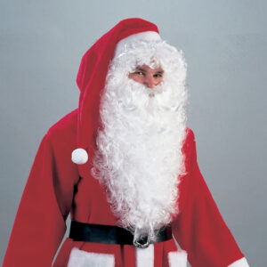 Nikolausbart lang, weiß