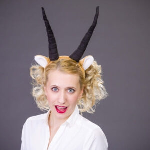 Kopfbügel Antilope: Hörner und Ohren