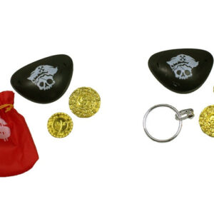 Piratenset 4tlg - 2-fach sortiert - im Beutel ca 15x11,5cm